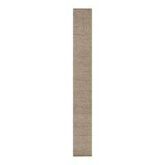 Alfombra extralarga de textura moderna Rug & Kilim en rayas geométricas beige-marrón
