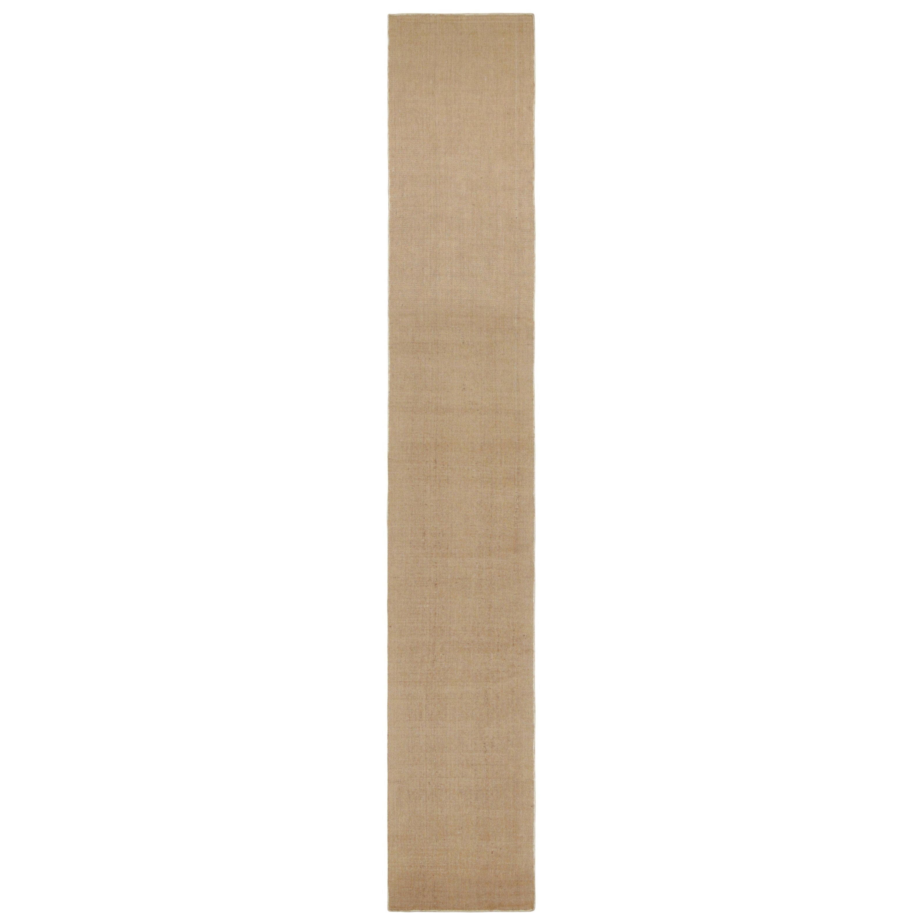 Rug & Kilim's Modern Textural Extra-Long Runner Rug in Beige-Braun & Creme-Tönen im Angebot