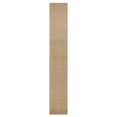 Rug & Kilim’s Modern Textural Extra-Long Runner Rug in Beige-Brown & Cream Tones