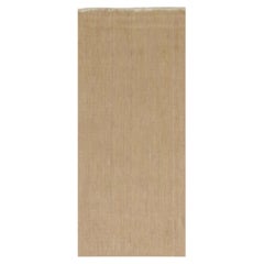 Rug & Kilim’s Modern Textural Extra-Long Runner Rug in Beige-Brown & Cream Tones