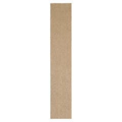 Rug & Kilim’s Modern Textural Extra-Long Runner Rug in Beige-Brown & Cream Tones