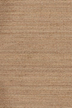 Rug & Kilim’s Modern Textural Flatweave Rug in Beige-Brown Stripes and Striae