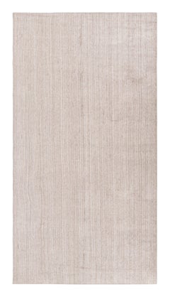 Rug & Kilim’s Modern Textural Gallery Runner Rug in Beige Tones and Striae