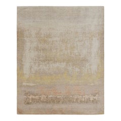 Rug & Kilim's Modern Textural High Pile Rug with Abstract Geometric Pattern (tapis moderne à poils longs et à motifs géométriques abstraits)