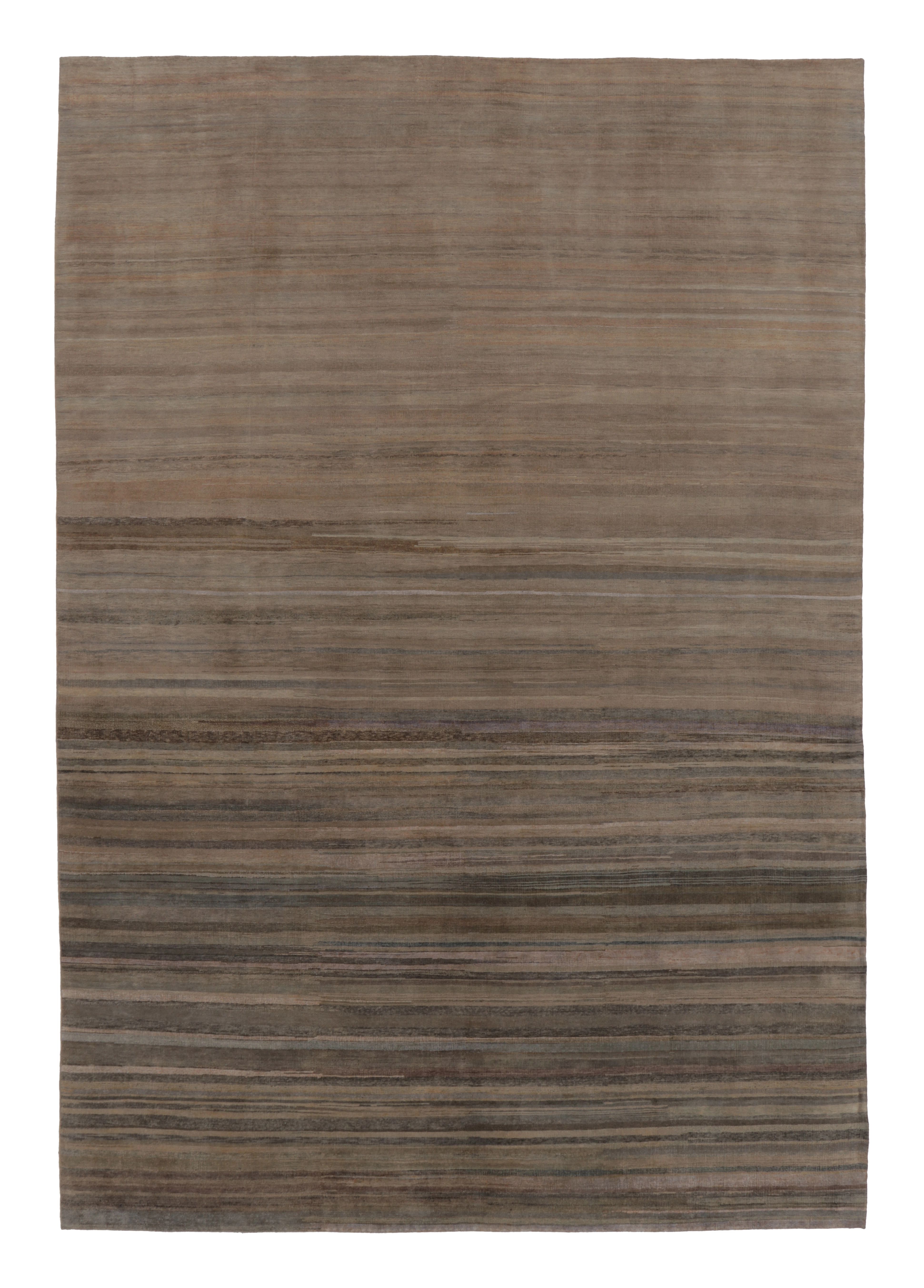 Rug 
Kilim’s Modern Textural Rug, Beige and Gray Tone-on-Tone Neutrals