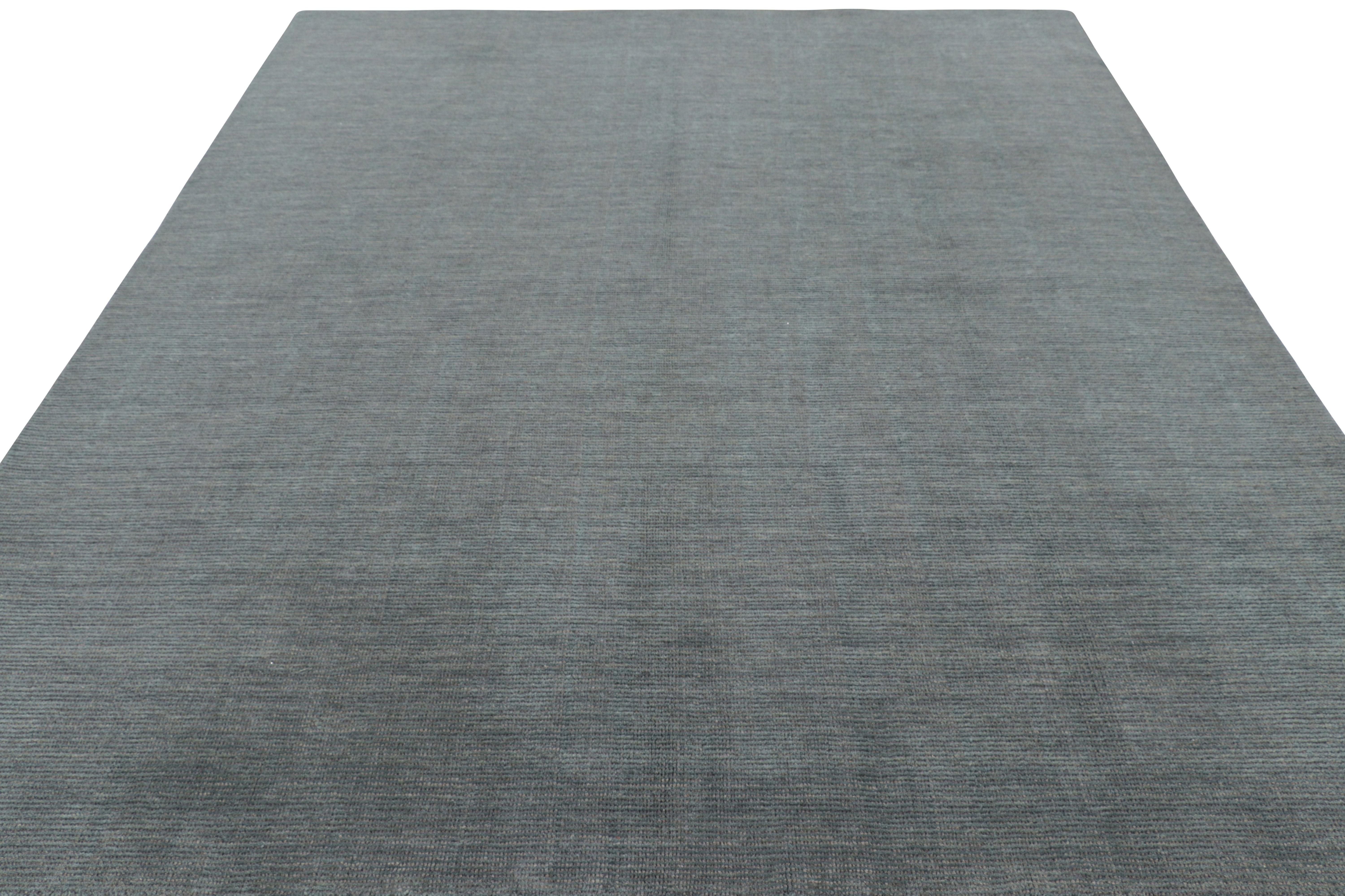 Alfombra de textura moderna Rug & Kilim en tonos grises y estrías Indio en venta