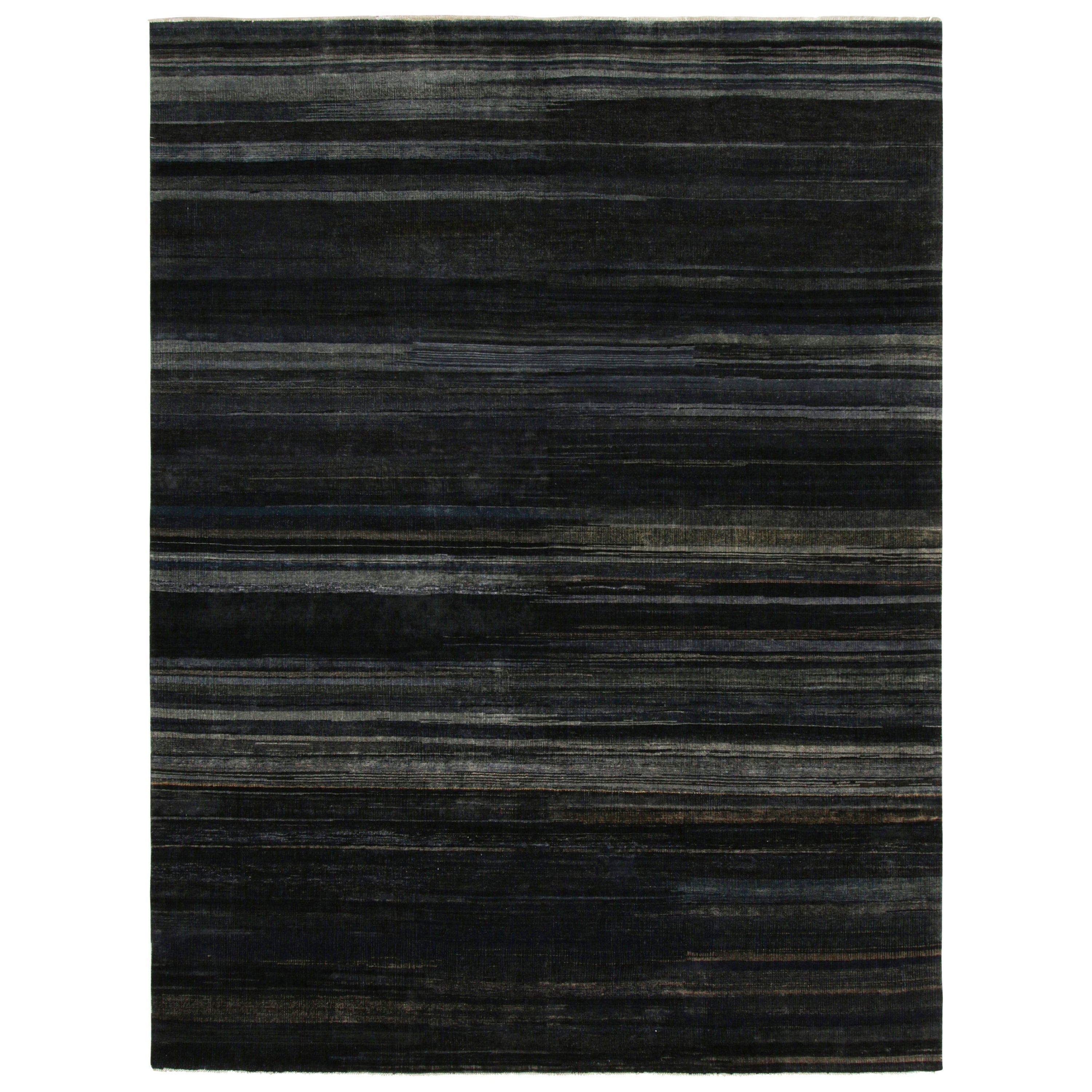 Questo tappeto testurizzato 9x12 è un'entusiasmante novità della collezione Texture of Color di Rug & Kilim, realizzata con lana annodata a mano e una nuova interpretazione del tema della collezione, in particolare una tintura vegetale come quelle