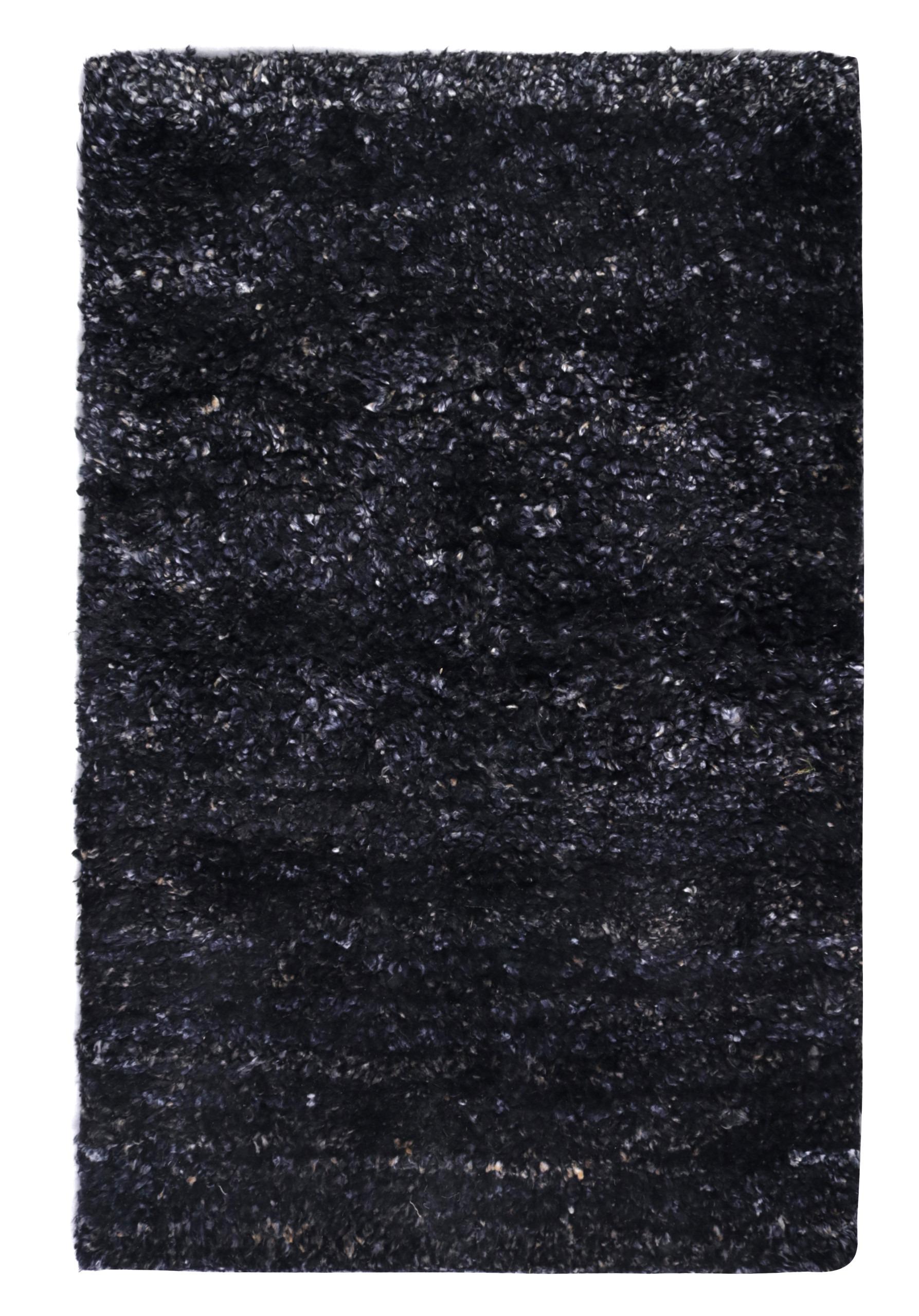 Rug & Kilim's Modern Textural Rug in Midnight Blue with Tonal Design For Sale