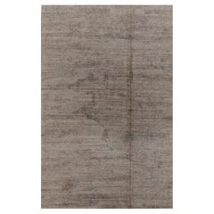 Alfombra de textura moderna Rug 
Kilim en tonos neutros topo y gris sobre tono