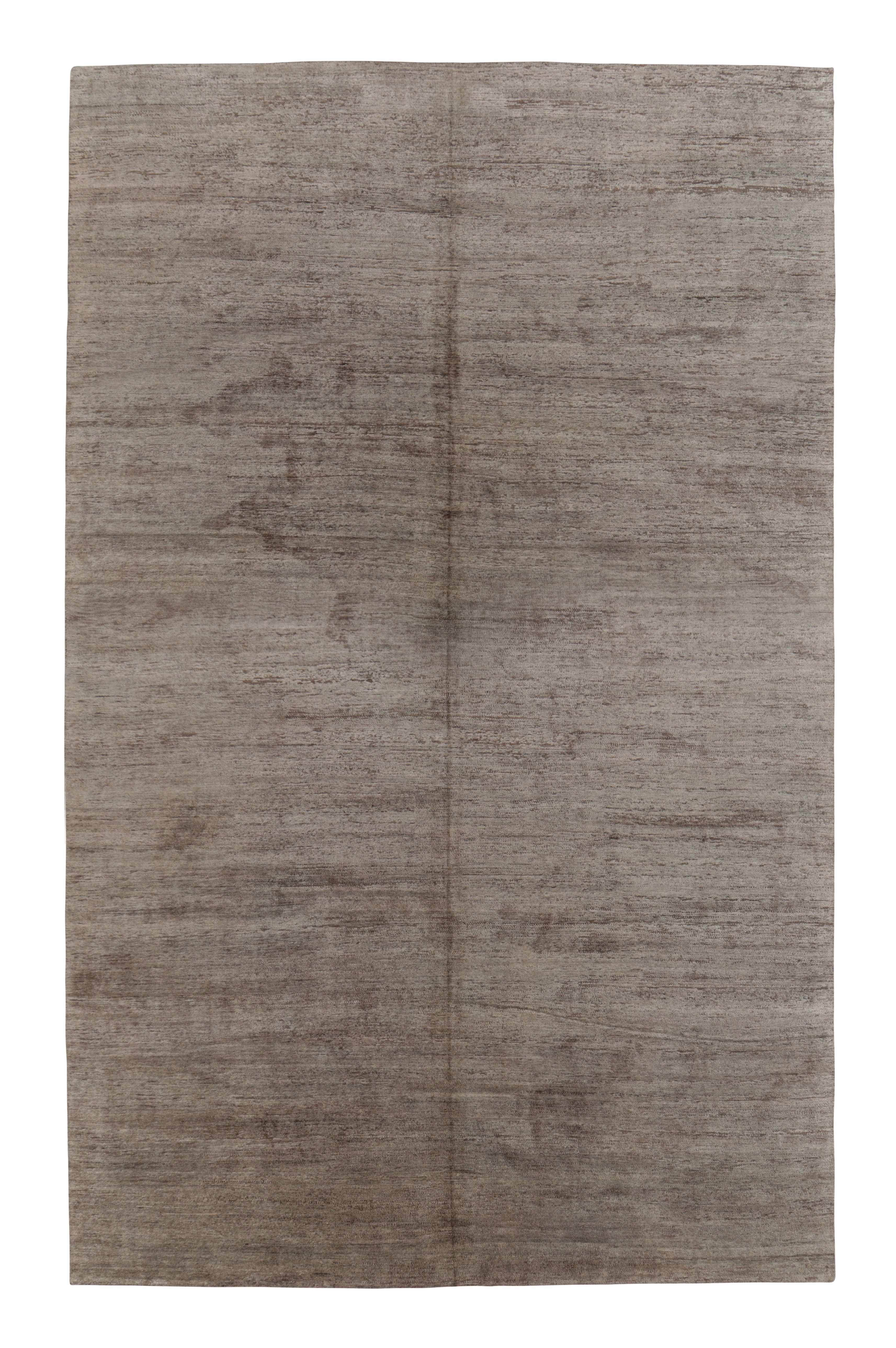 Rug 
Kilim’s Modern Textural Rug in Neutral Taupe and Gray Tone-on-Tone