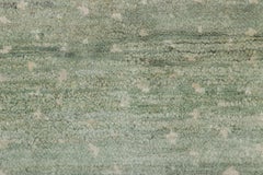 Rug & Kilim's Modern Textural Rug in Sage and Ivory Geometric Pattern