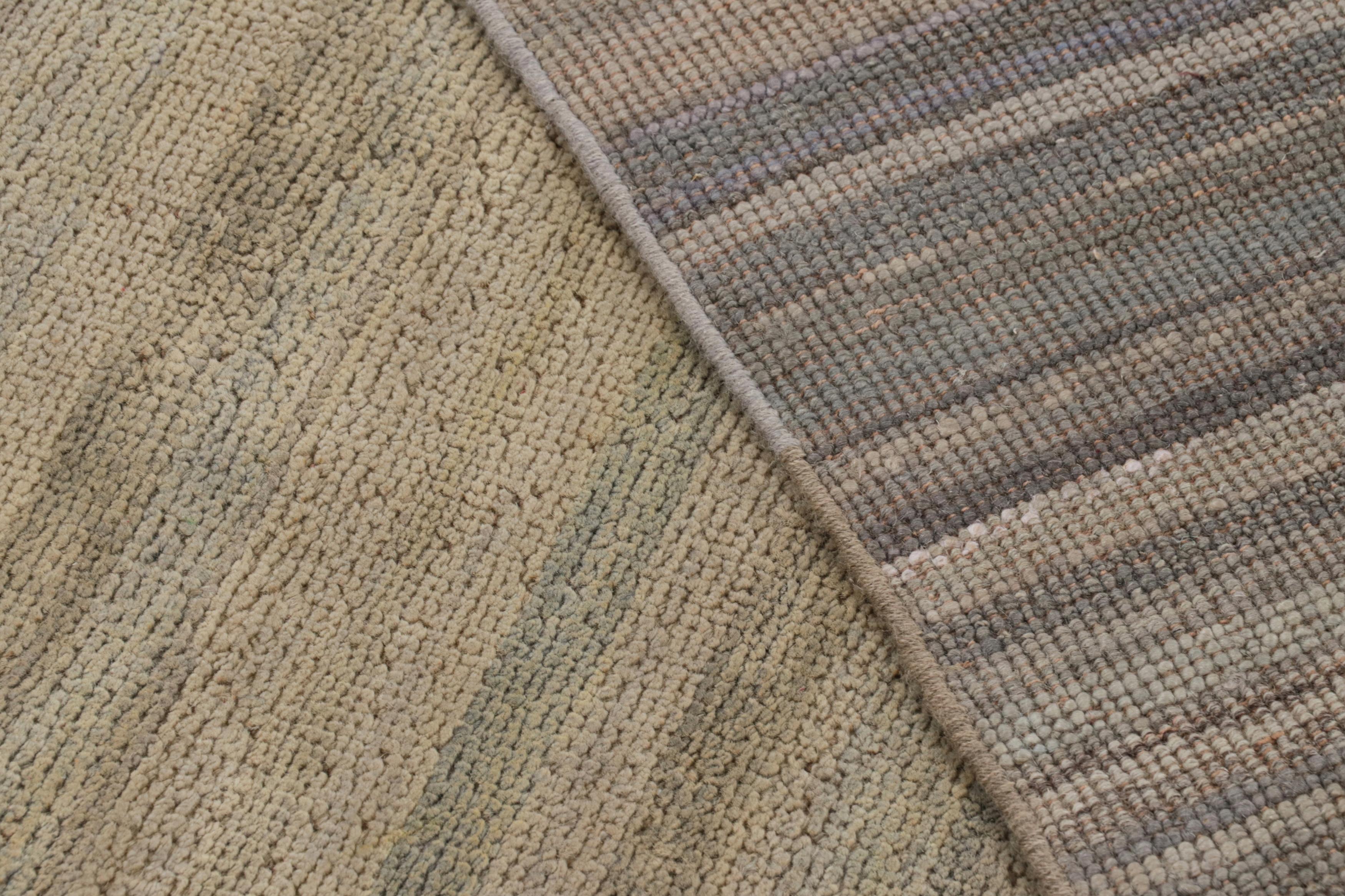 Alfombra de textura moderna Rug & Kilim en tonos grises y beige Siglo XXI y contemporáneo en venta