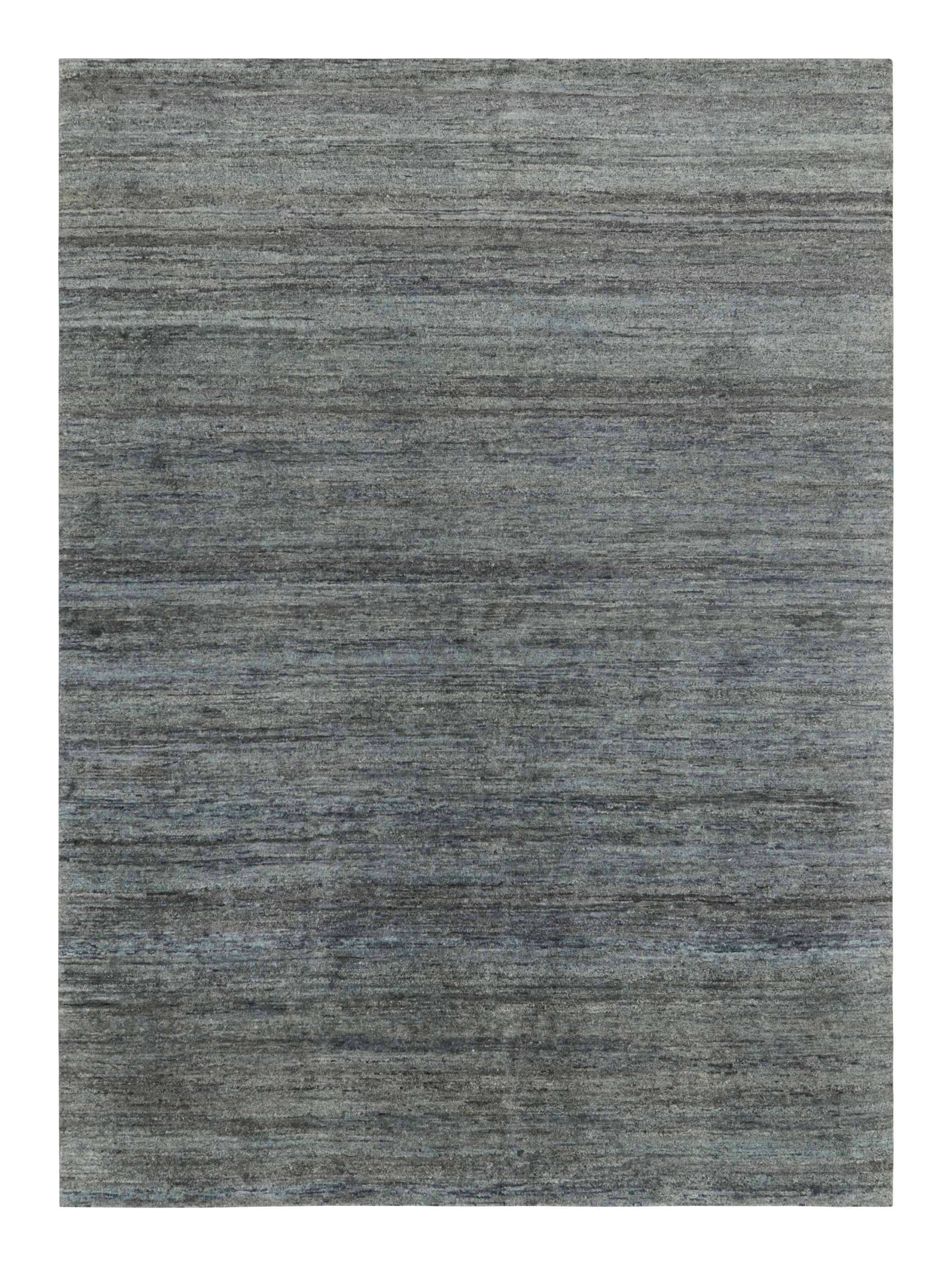 Tapis The Moderns Modernity à rayures grises et noires de Rug & Kilim