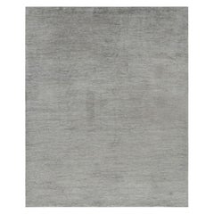 Rug & Kilim's Modern Modern Textural Rug with Gray Striae (tapis texturé moderne avec des rayures grises)