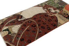 Rug & Kilim’s Modern “Tiger” Pictorial Polychromatic Rug