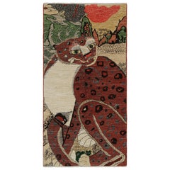 Rug & Kilim’s Modern “Tiger” Pictorial Polychromatic Rug