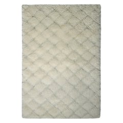 Rug & Kilim’s Moroccan Custom Rug with Geometric Design in Soft White