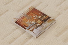 Rug & Kilim's Moroccan-Inspired Oversized Custom Rug Design, Lush White Pile