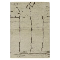 Rug & Kilim's Moroccan Style Contemporary Rug in Beige & Brown
