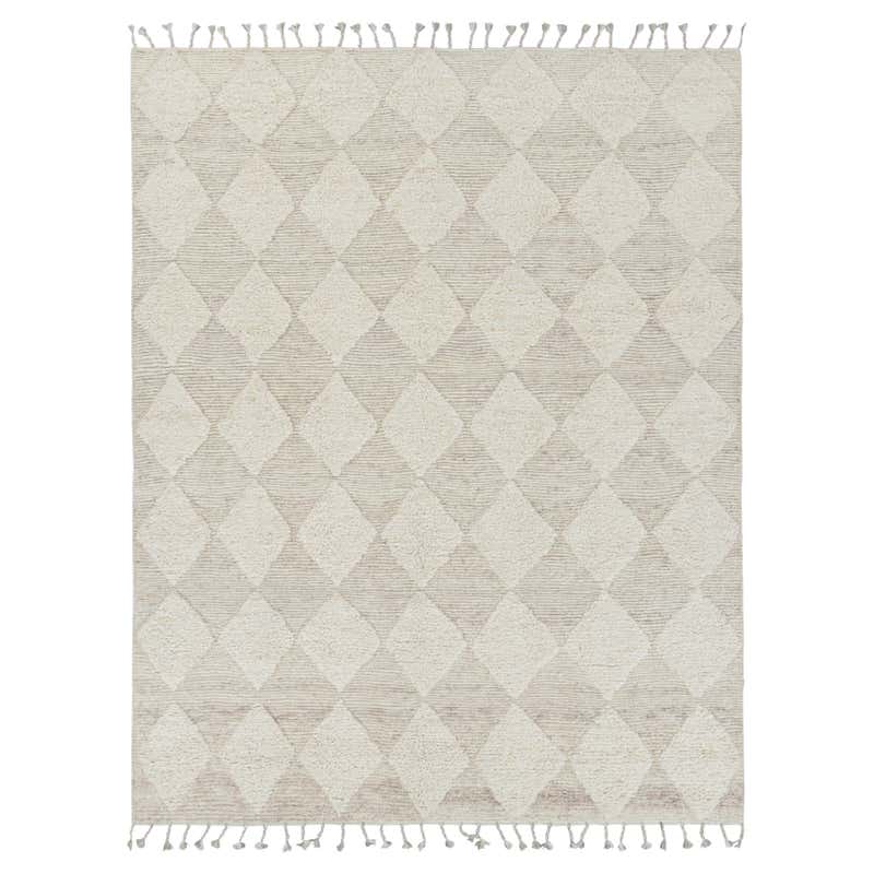 Modern Moroccan Area Rug, Preppy Argyle Meets Boho Chic For Sale at ...