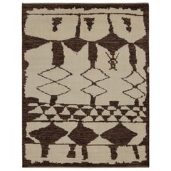 Tappeto in stile marocchino Rug & Kilim con motivi geometrici beige e marroni