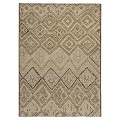 Tapis & Kilims - Tapis de style marocain en motifs géométriques tribaux beige-marron