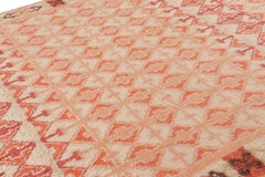 Rug & Kilim’s Moroccan Style Rug in Beige with Geometric Patterns