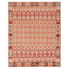 Rug & Kilim’s Moroccan Style Rug in Beige with Geometric Patterns