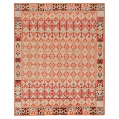 Rug & Kilim's Marokkanischer Teppich in Beige mit geometrischen Mustern
