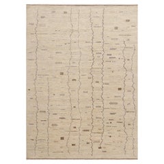 Rug 
Kilim’s Moroccan Style Rug in Beige with Geometric Patterns