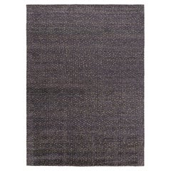 Rug 
Kilim
s marokkanischer Teppich in Schwarz mit cremeweißen All-Over-Mustern