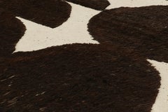 Alfombra de estilo marroquí Rug & Kilim en blanco crema con motivos geométricos marrones