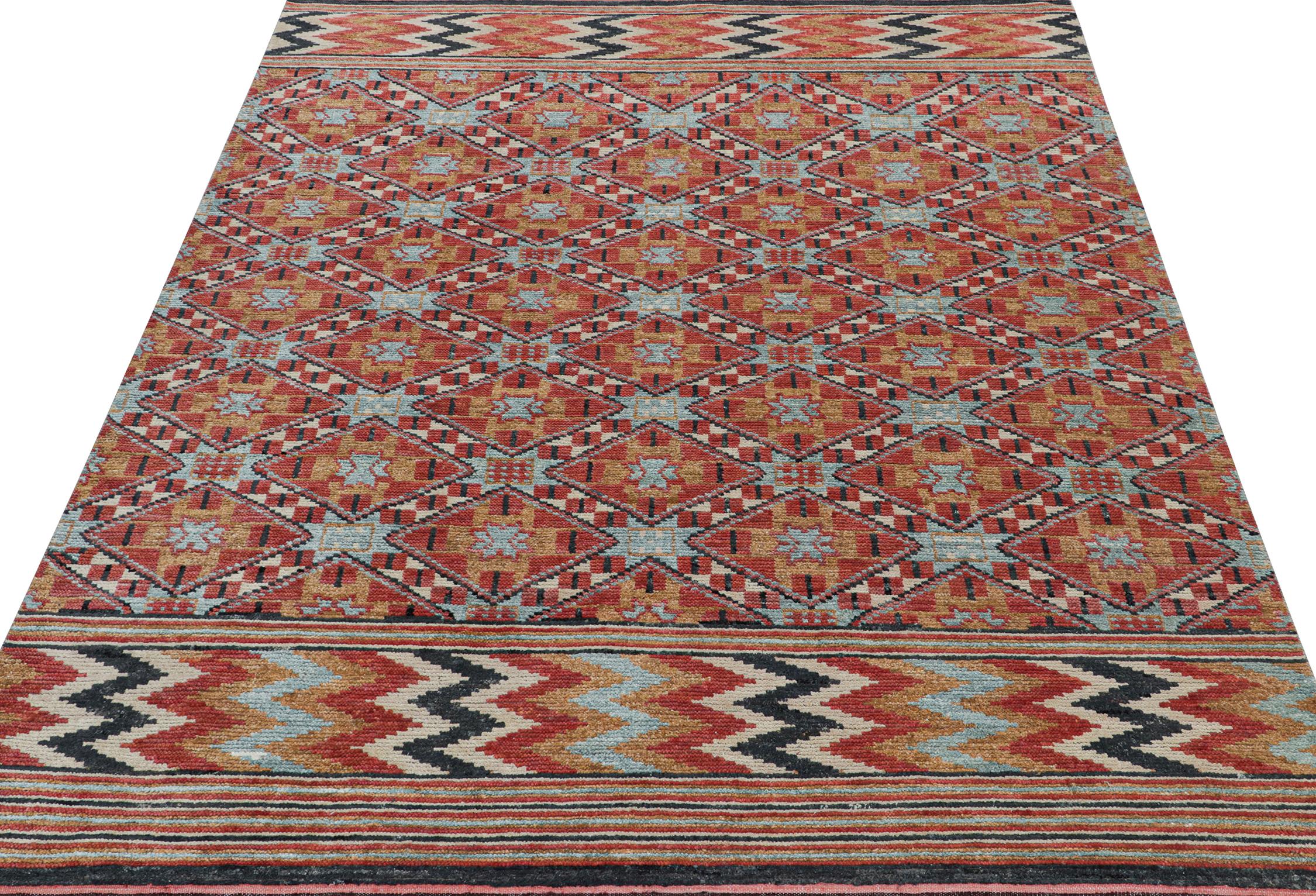 Questo tappeto contemporaneo 8x10 fa il suo ingresso in grande stile nella nuova collezione Moroccan di Rug & Kilim, un'audace rivisitazione dello stile iconico. Annodato a mano in legno e seta.

Ulteriori informazioni sul design:

L'opera si ispira