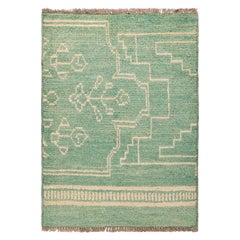 Tappeto in stile marocchino Rug
Kilim in turchese con motivi geometrici tribali