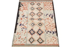 Rug & Kilim’s Moroccan Style Rug with Colorful Geometric Patterns