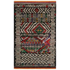 Tappeto in stile marocchino Rug & Kilim con motivi geometrici policromatici