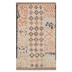 Rug & Kilim’s Moroccan Style Rug with Polychromatic Geometric Patterns