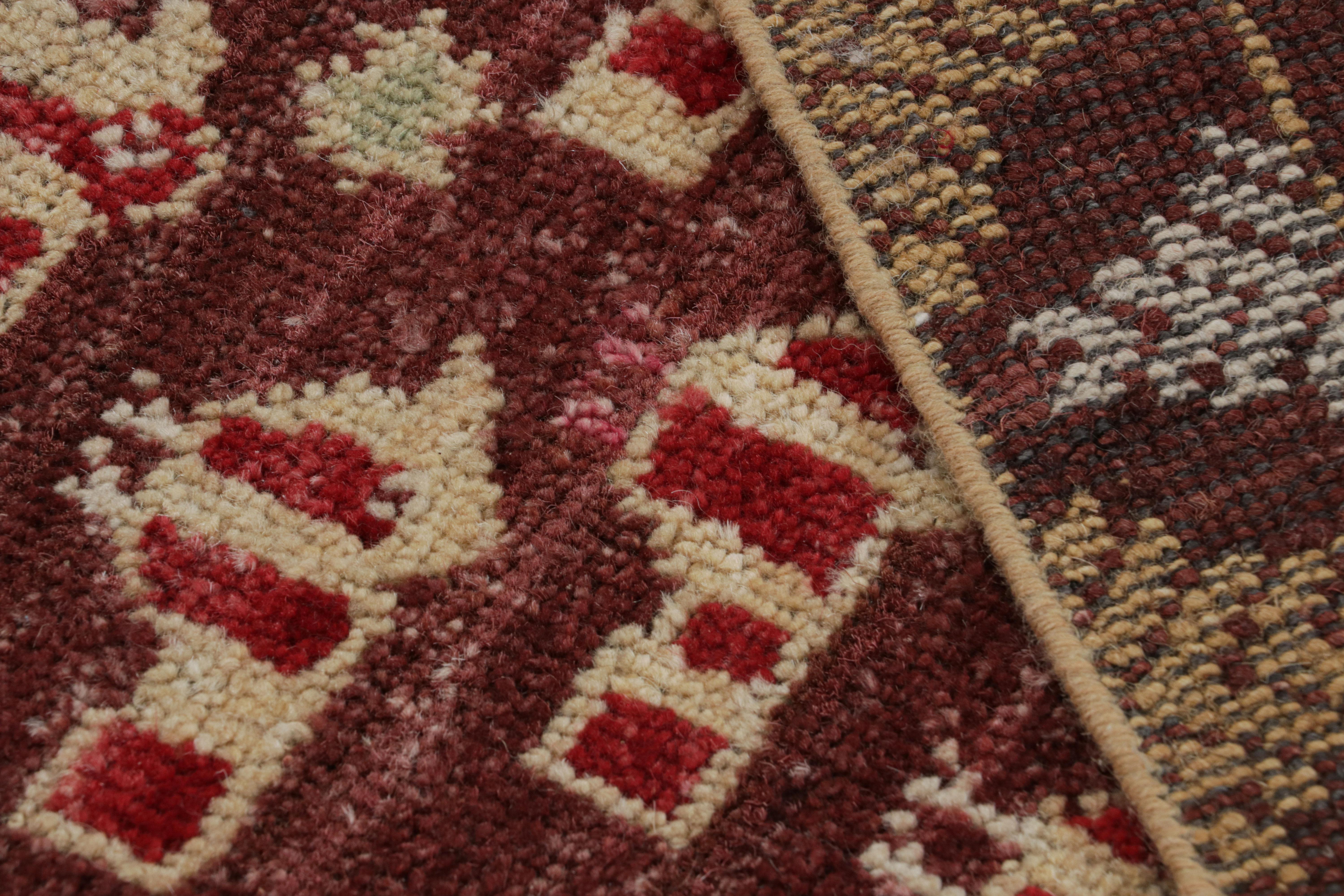 Rug & Kilim's Marokkanischer Läufer in Orange mit geometrischen Mustern (21. Jahrhundert und zeitgenössisch) im Angebot