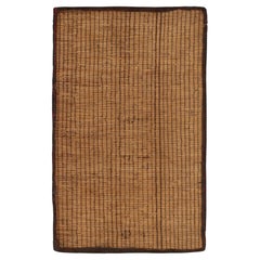 Rug & Kilim’s Moroccan style Tuareg Mat Rug in Beige-Brown Natural Fibers
