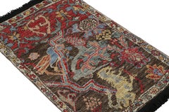 Rug & Kilim’s Oriental Rug in Brown with All-Over Dragon and Bird Pictorials
