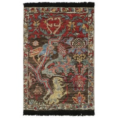 Rug & Kilim’s Oriental Rug in Brown with All-Over Dragon and Bird Pictorials