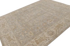 Rug & Kilim’s Oushak Style Rug In Beige/Brown With All Over Floral Patterns