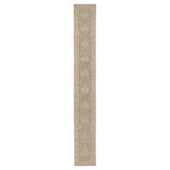 Tapis de style Oushak de Rug & Kilim en beige/brun, avec motifs floraux