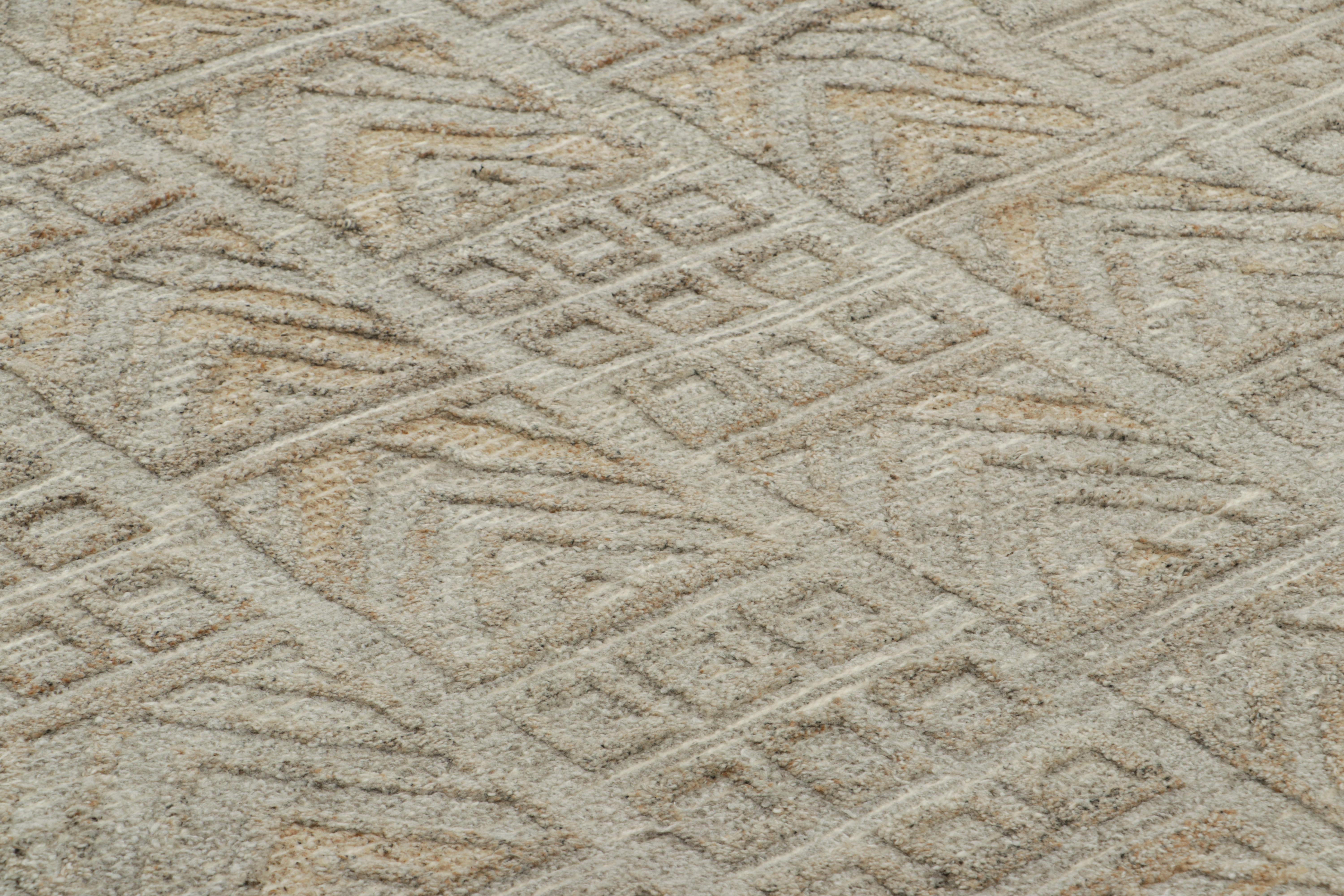 Dieser handgeknüpfte Teppich im Format 9x12 aus den für unsere Linie charakteristischen Hochleistungsgarnen mit einer High-Low-Textur ist die neueste Ergänzung unserer Scandinavian Outdoor-Kollektion.   

Über das Design: 

Aufmerksame Betrachter