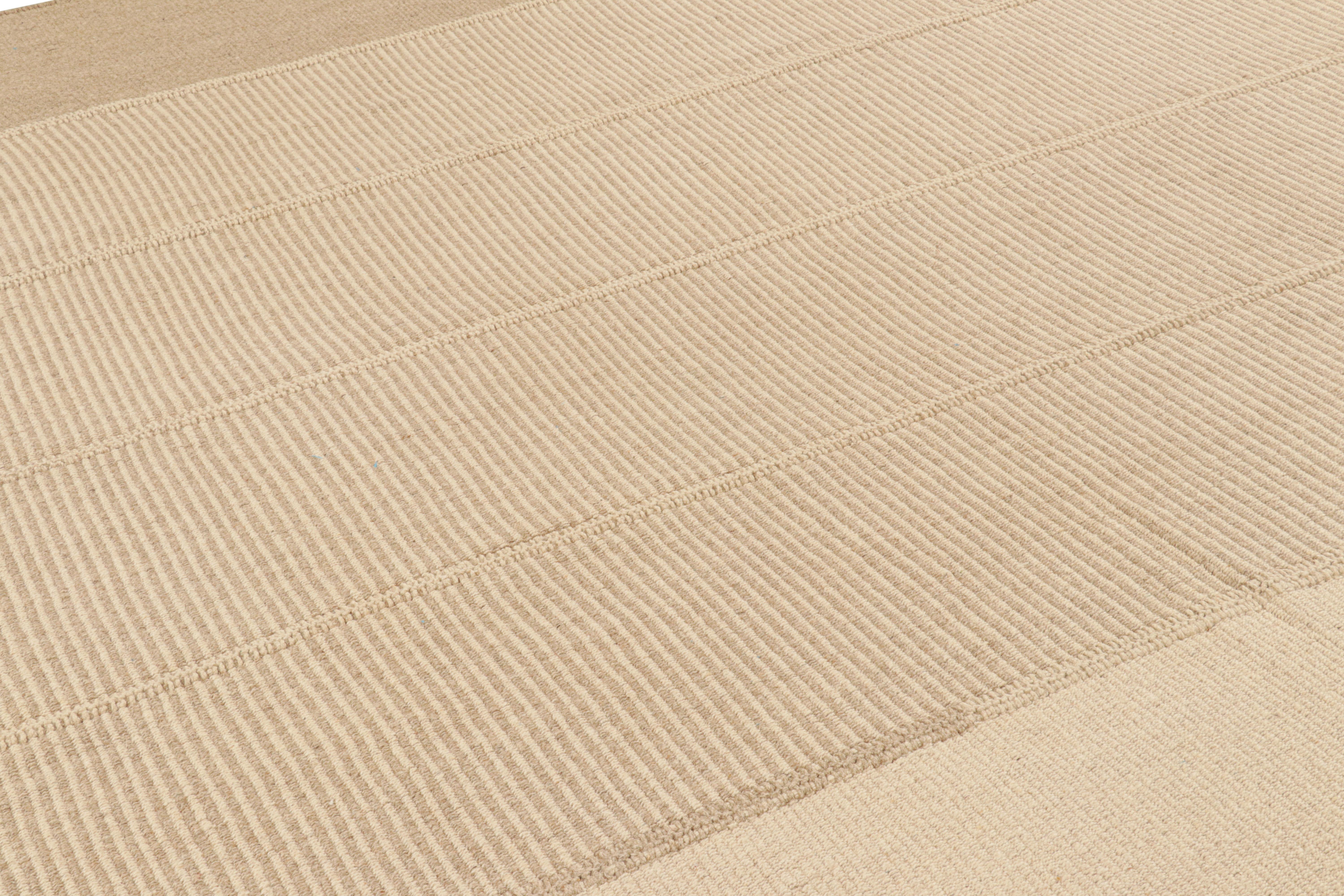 Tejido a mano en lana, un diseño Kilim sobredimensionado de 11x15 de una nueva e inventiva colección contemporánea de tejido plano de Rug & Kilim.

Sobre el diseño: 

Apodado con cariño 