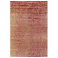 Rug
Kilim
s übergroßer Contemporary-Teppich in Rot und Gold gestreift