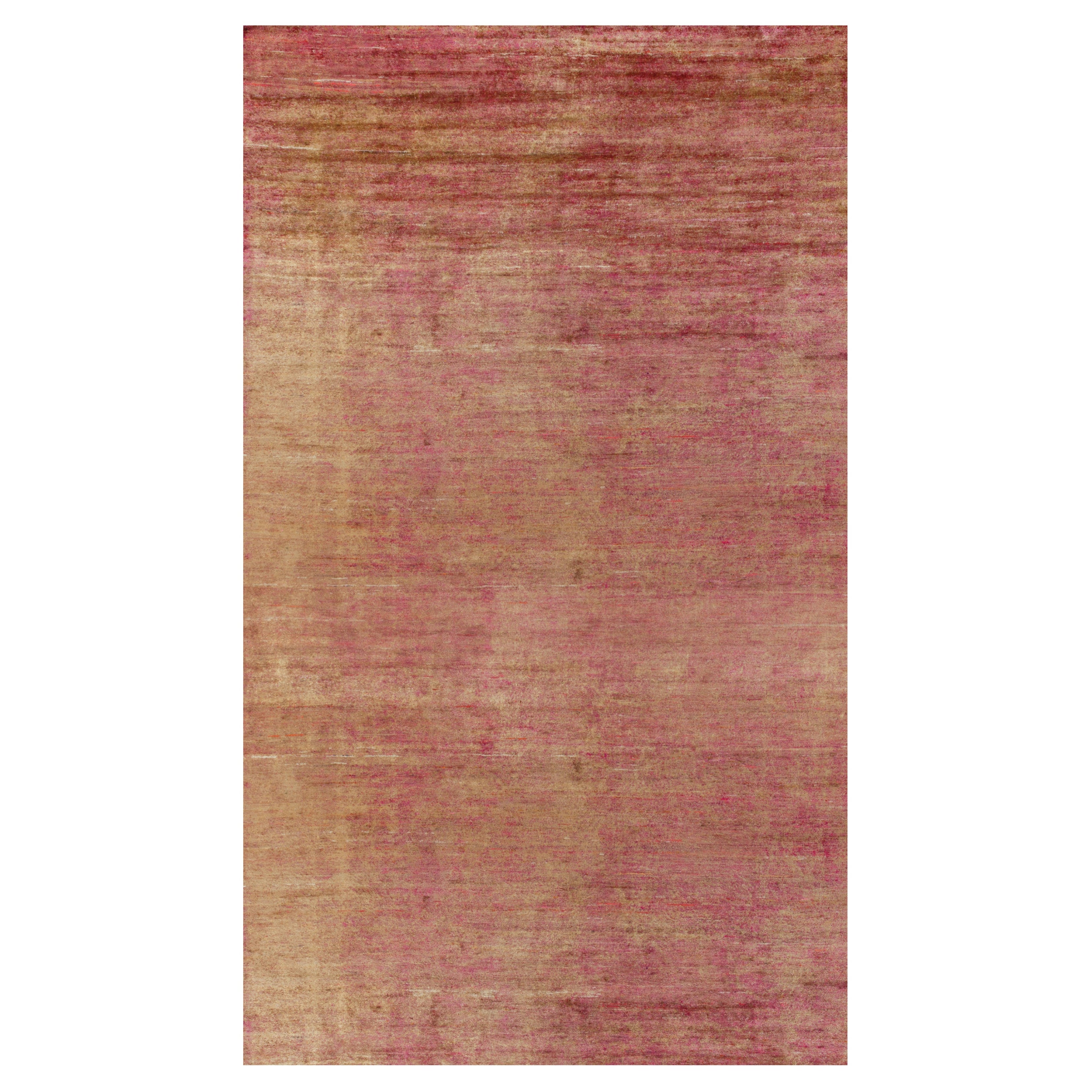 Rug
Kilim: tappeto contemporaneo oversize con striature rosse e oro