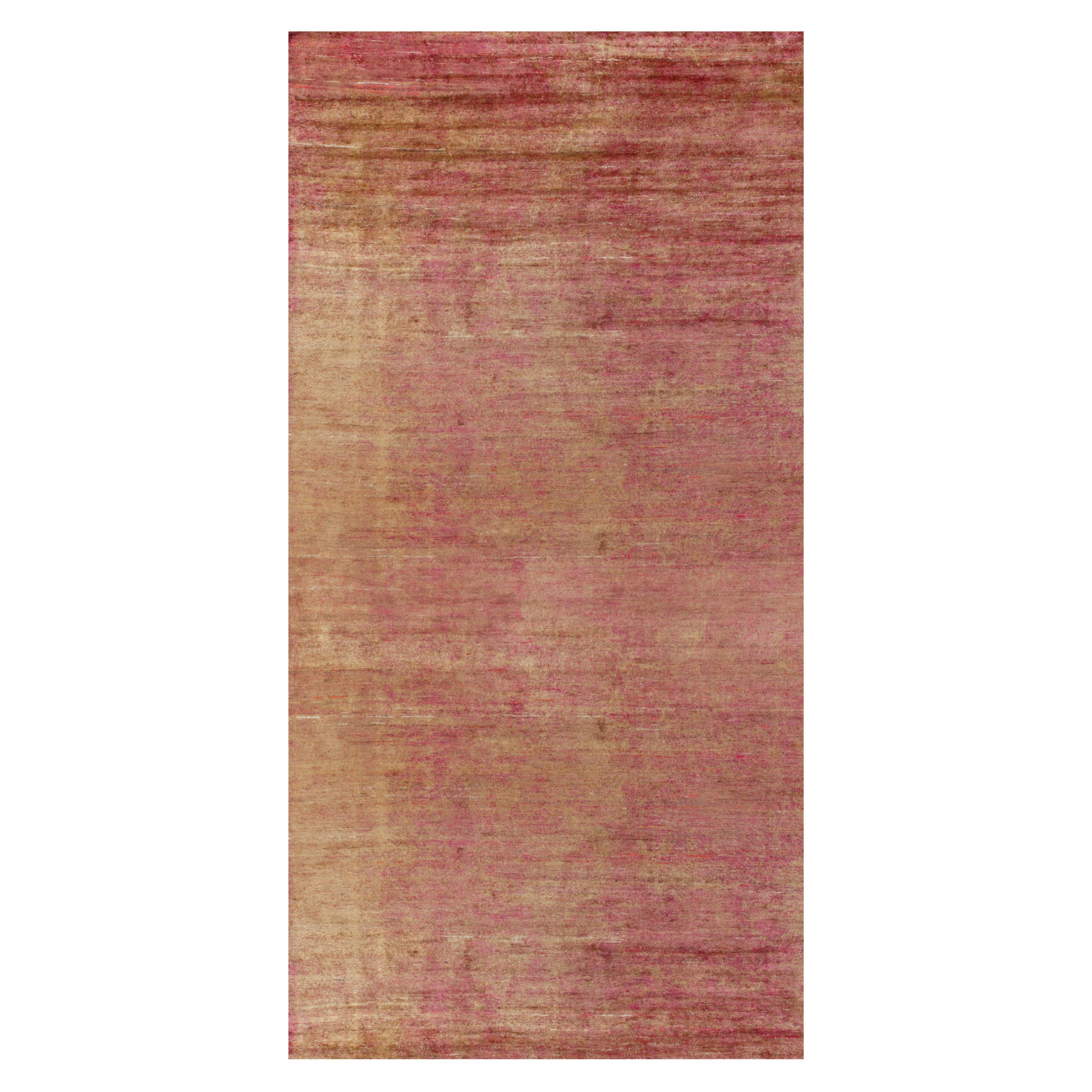 Rug
Kilim: tappeto contemporaneo oversize con striature rosse e oro
