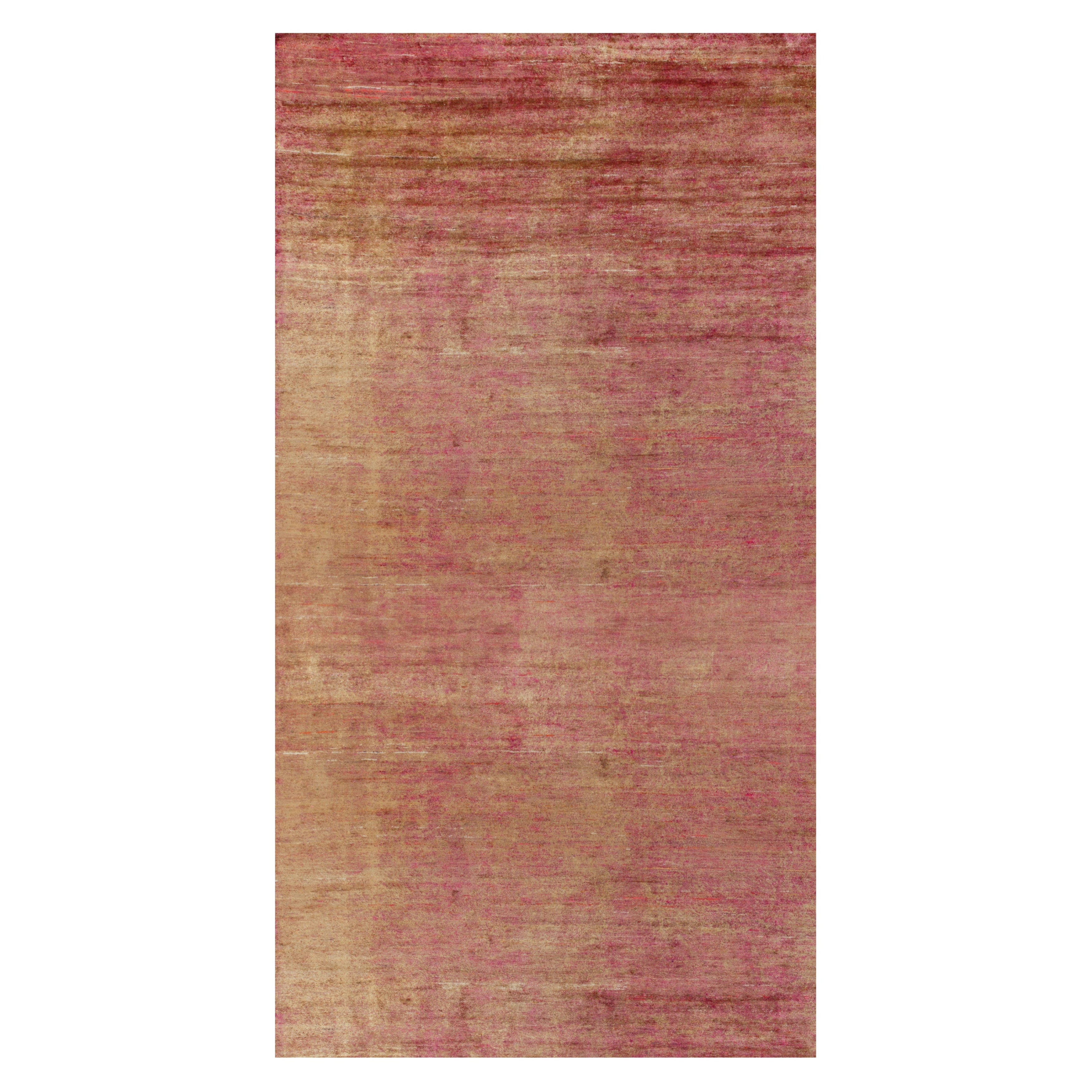 Rug
Kilim: tappeto contemporaneo oversize con striature rosse e oro