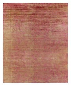 Rug & Kilim: tappeto contemporaneo oversize con striature rosse e oro